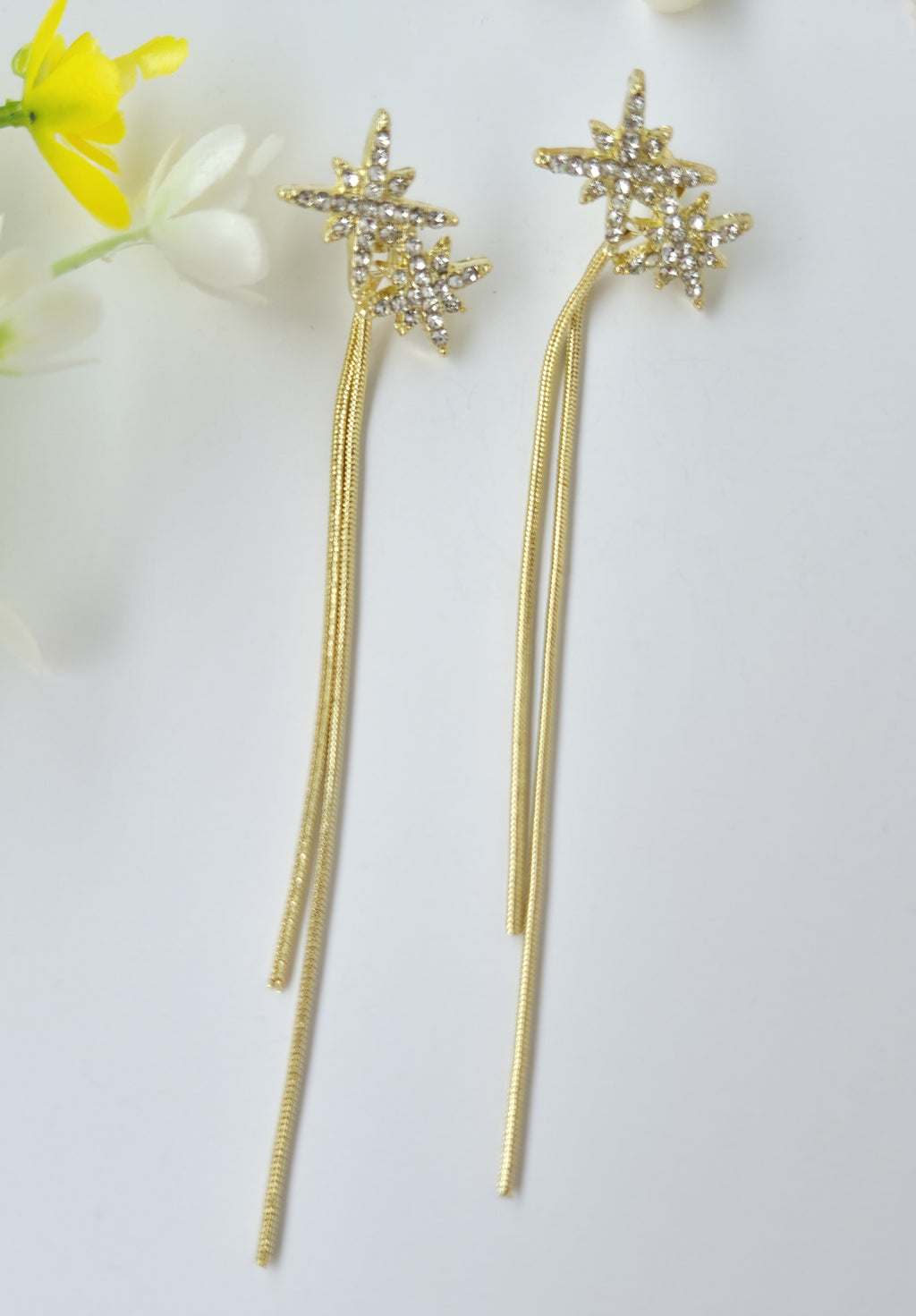 Starburst Convertible Chain Earrings