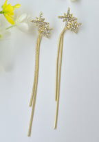 Starburst Convertible Chain Earrings