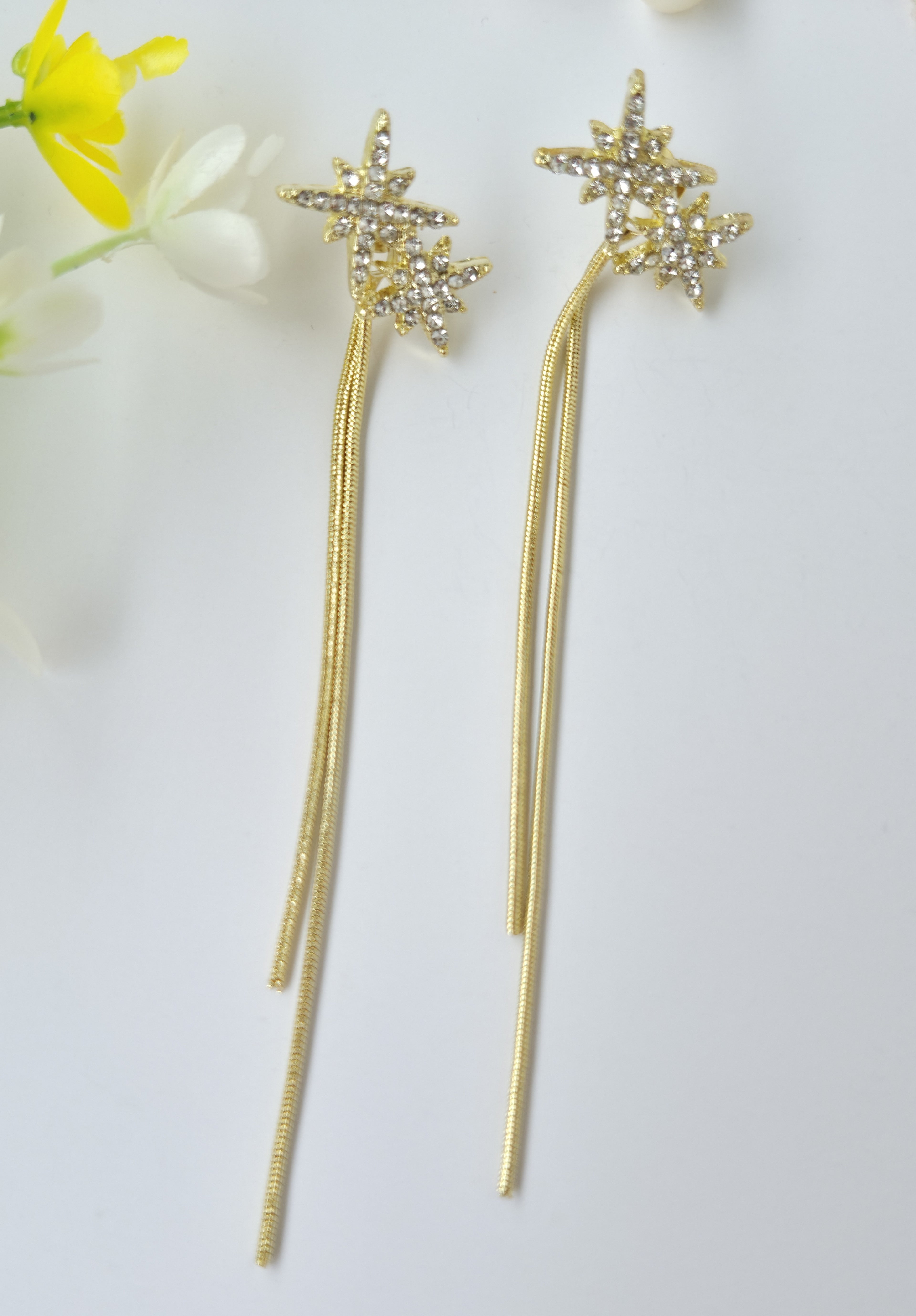 Starburst Convertible Chain Earrings