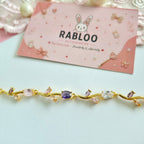 Purple Tulip Vine Bracelet