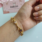 Purple Tulip Vine Bracelet