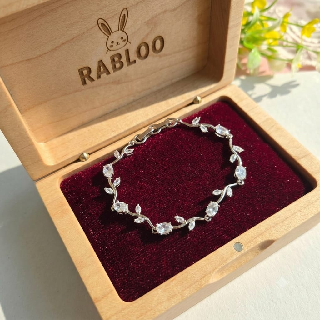 Pink Tulip Vine Bracelet