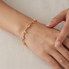 Pink Tulip Vine Bracelet