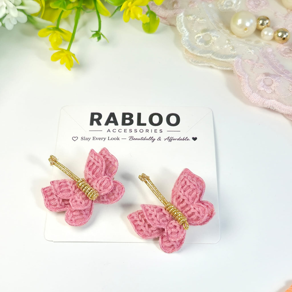 Watermelon Flutter Butterfly Clips
