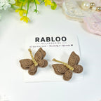 Chocolate brown Flutter Butterfly Clips