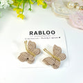 Nuts brown Flutter Butterfly Clips
