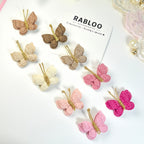 Raspberry Flutter Butterfly Clips
