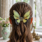 Green Popup Butterfly Claw Clip