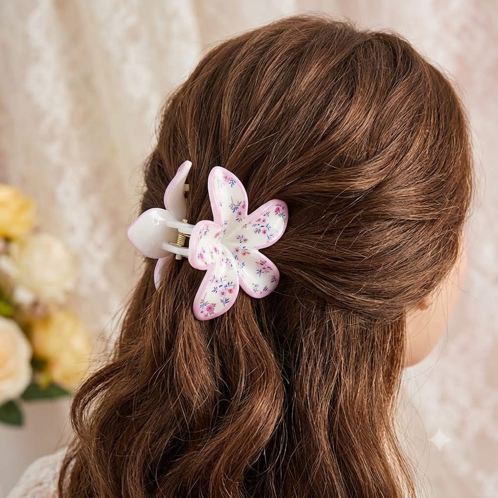 Wildflower Sweet Charm Plumeria Claw Clip
