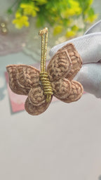 Capuchino Flutter Butterfly Clips