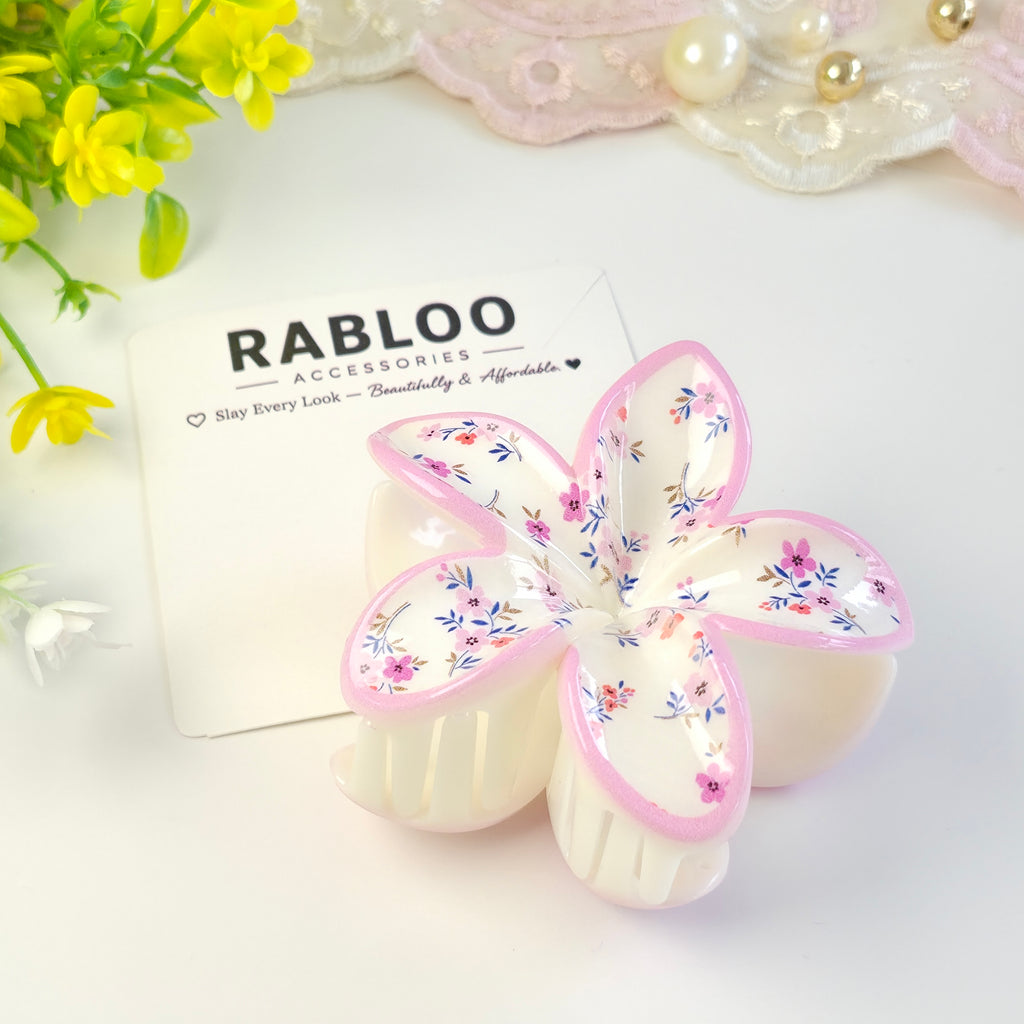 Wildflower Sweet Charm Plumeria Claw Clip