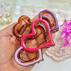 Berry Pop Trio Heart Claw Clip