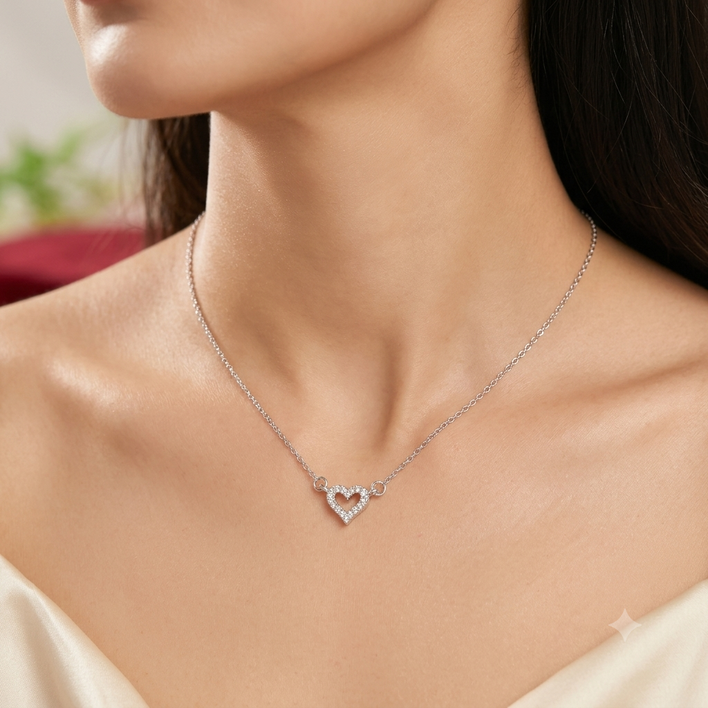 Purest Spark Heart Necklace