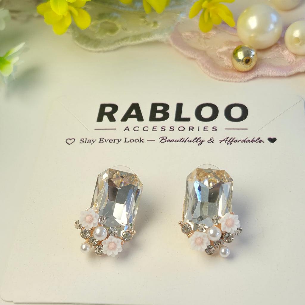 Crystal Daisy Señorita Studs