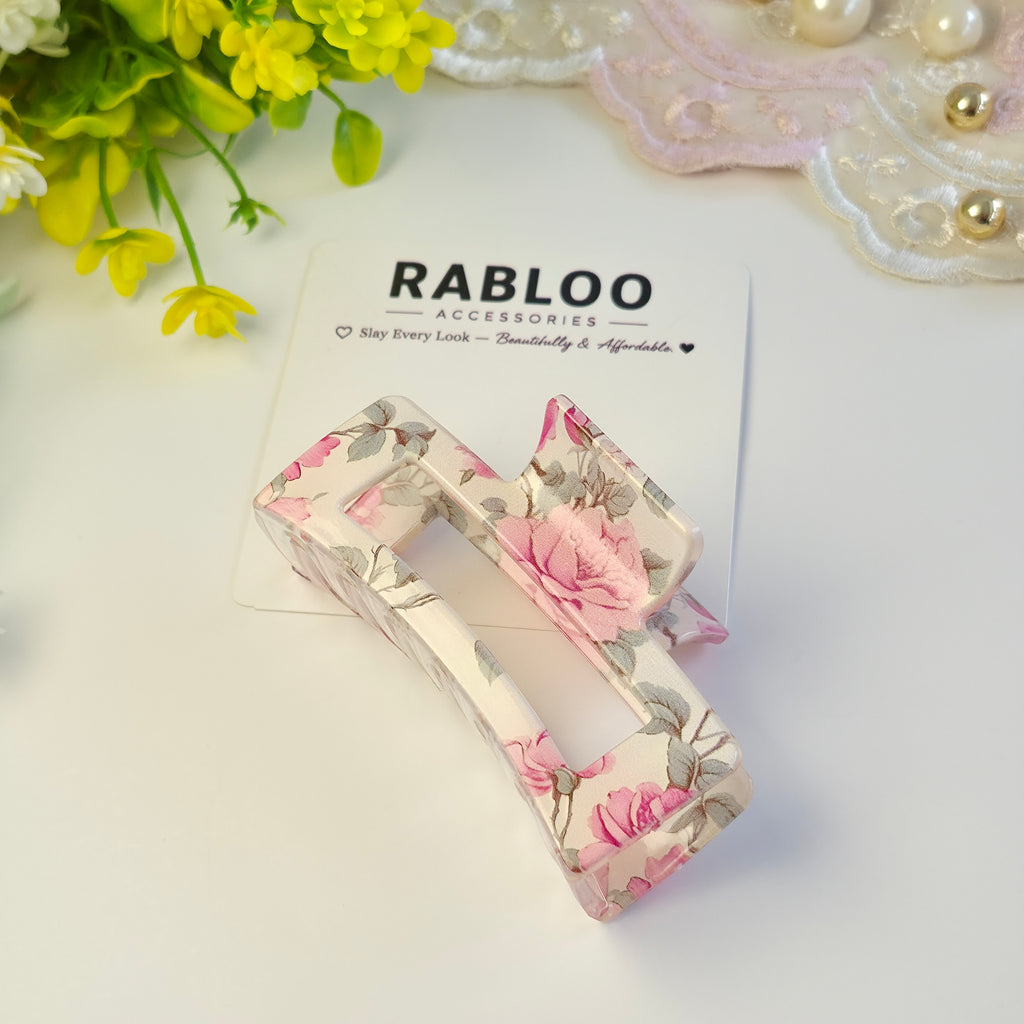 Aurora’s Rose Sweet Charm Claw Clip