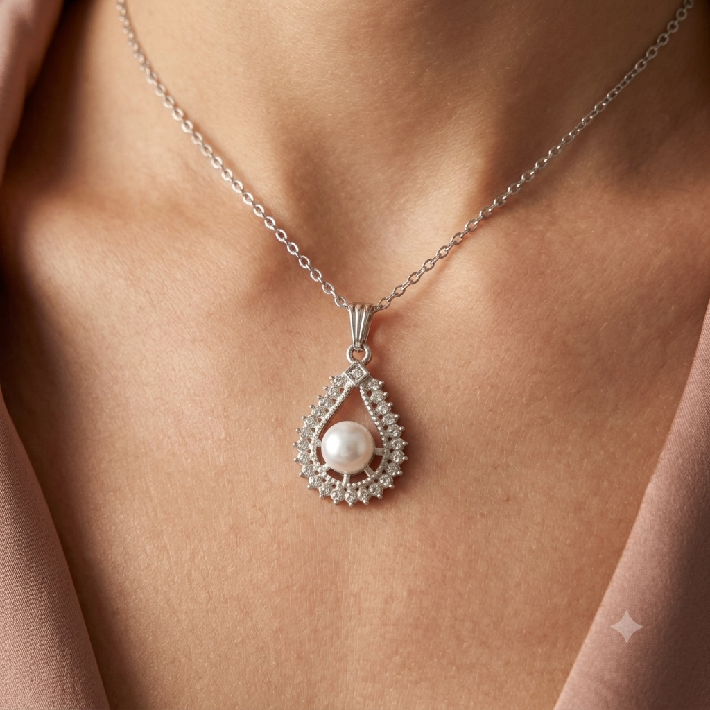 Radiant Grace Pearl Necklace