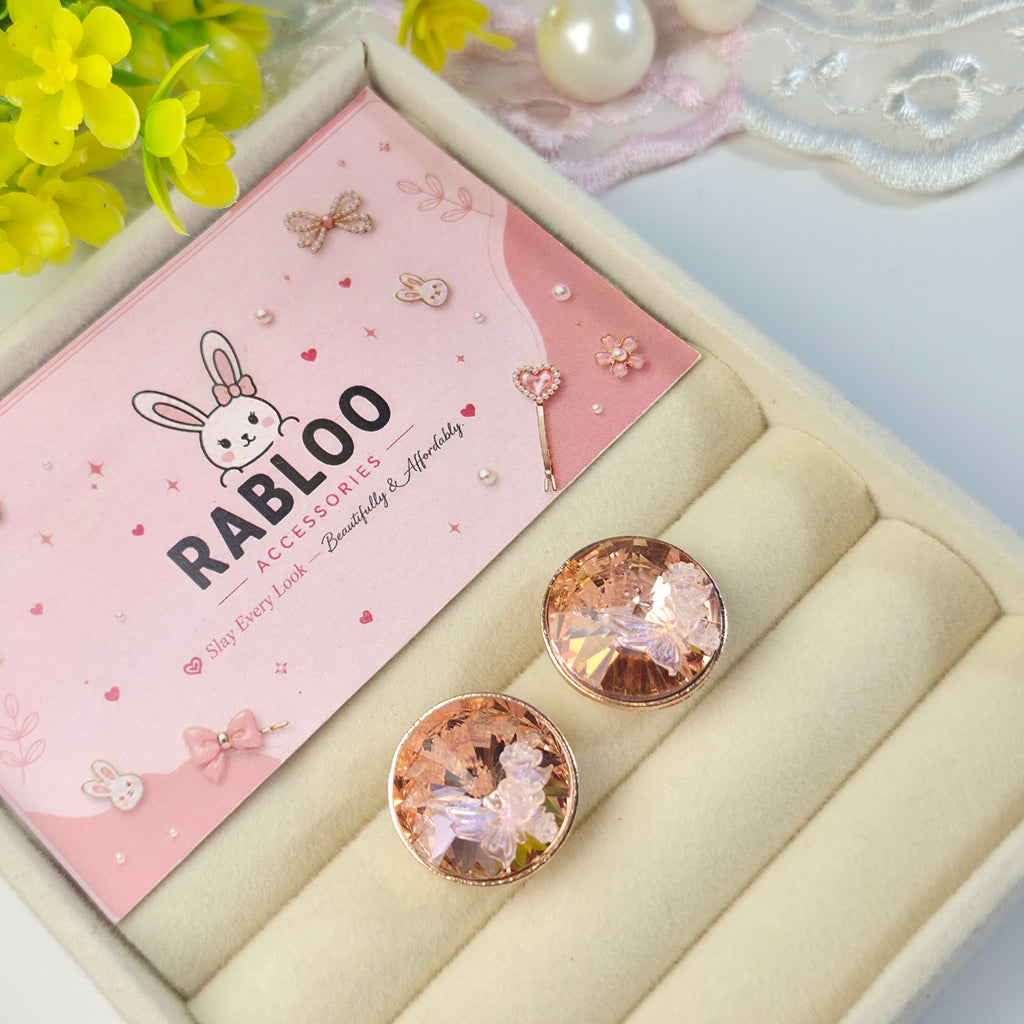 Rose Gold Tinker Bell Stud