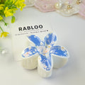 Royal Blue Sweet Charm Plumeria Claw Clip
