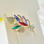 Color Blast Leaf Brooch/Hijab pin
