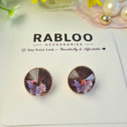 Amethyst Tinker Bell Studs