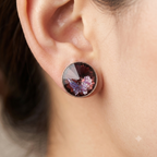 Amethyst Tinker Bell Studs