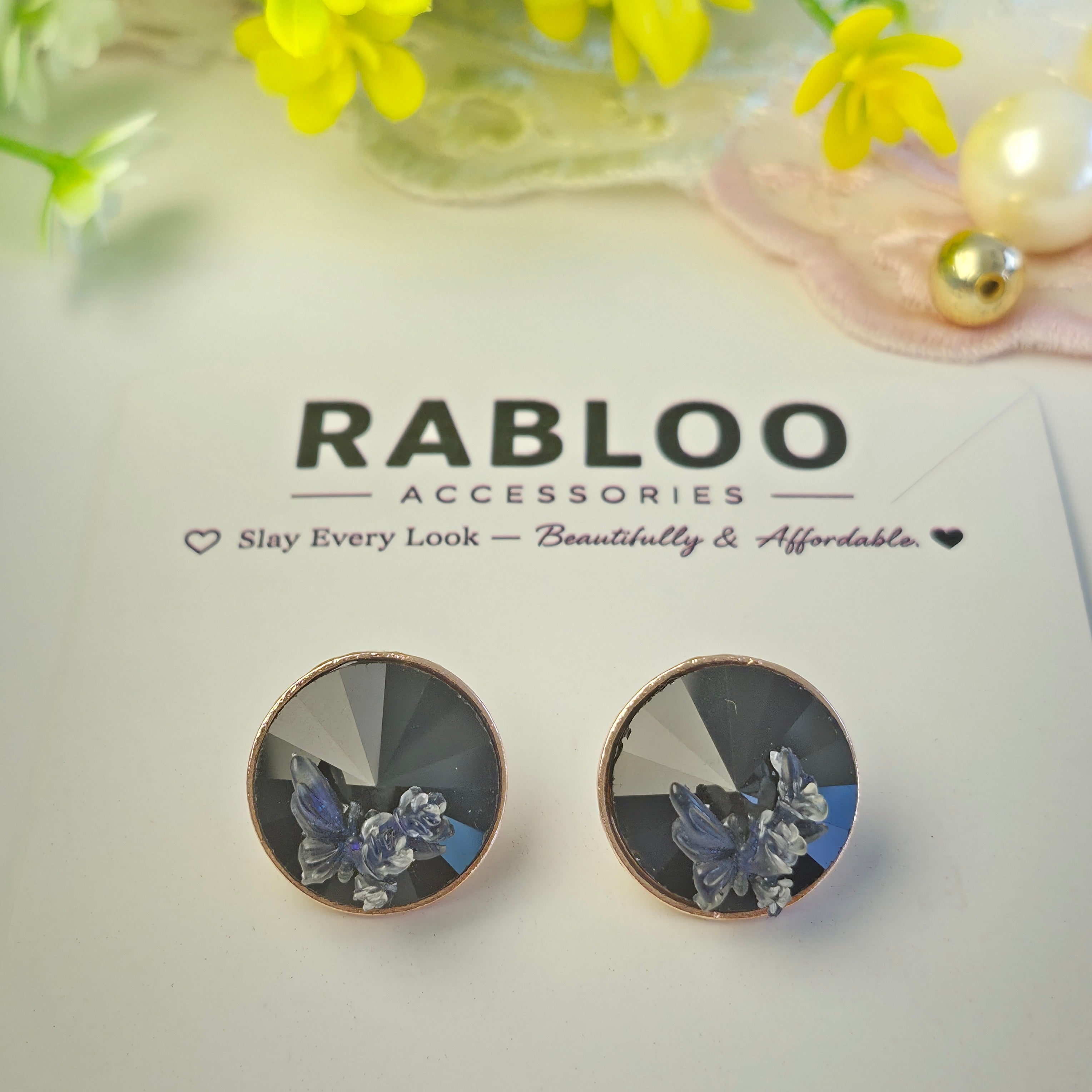 Midnight Tinker Bell Studs