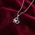 Two Souls Pearl Heart Necklace