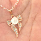 Tender Ribbon Grace Pendant