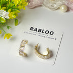 Golden Endless Sparkle Hoops