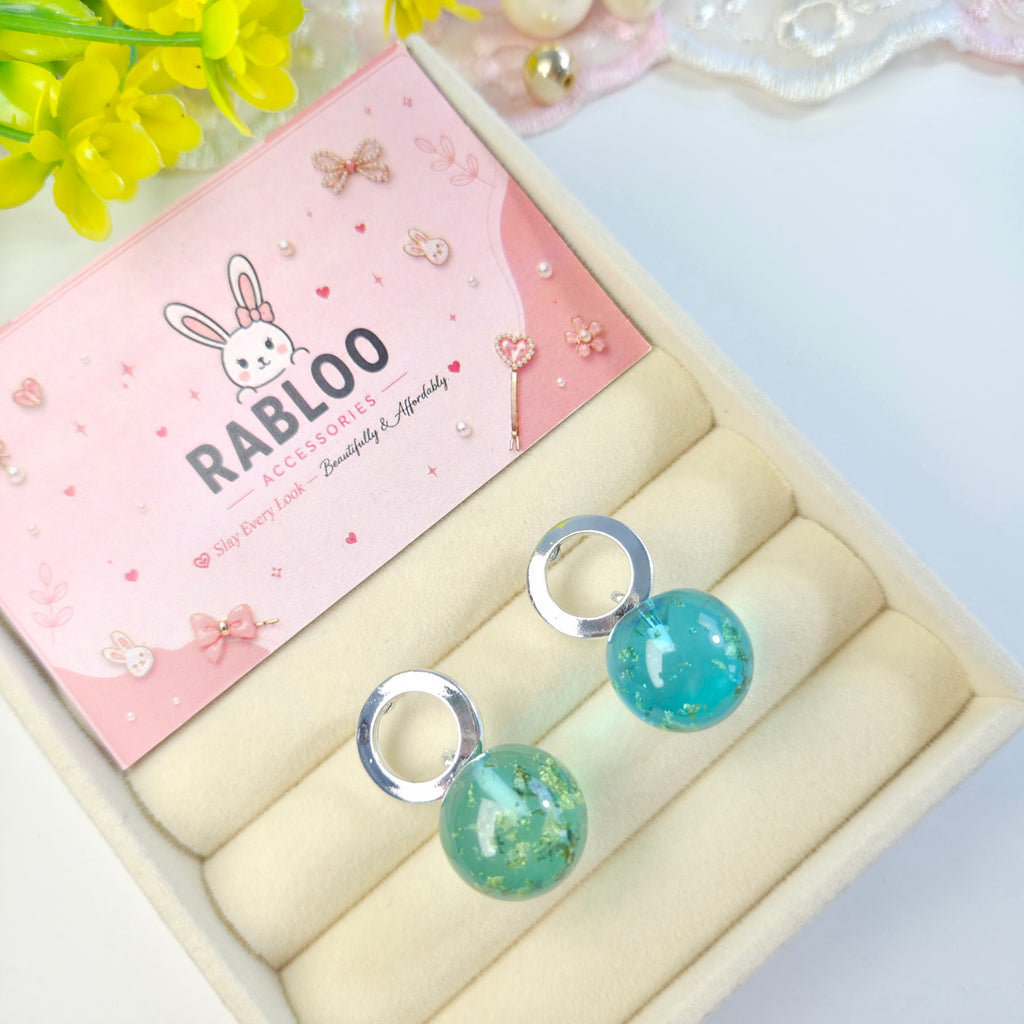 Aqua Aura Studs