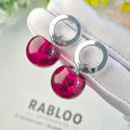 Magenta Aura Studs