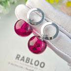 Magenta Aura Studs