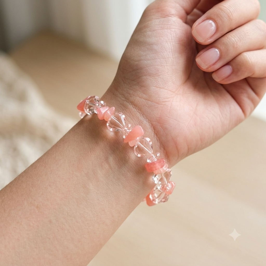 Rose Crystal Harmony Bracelet