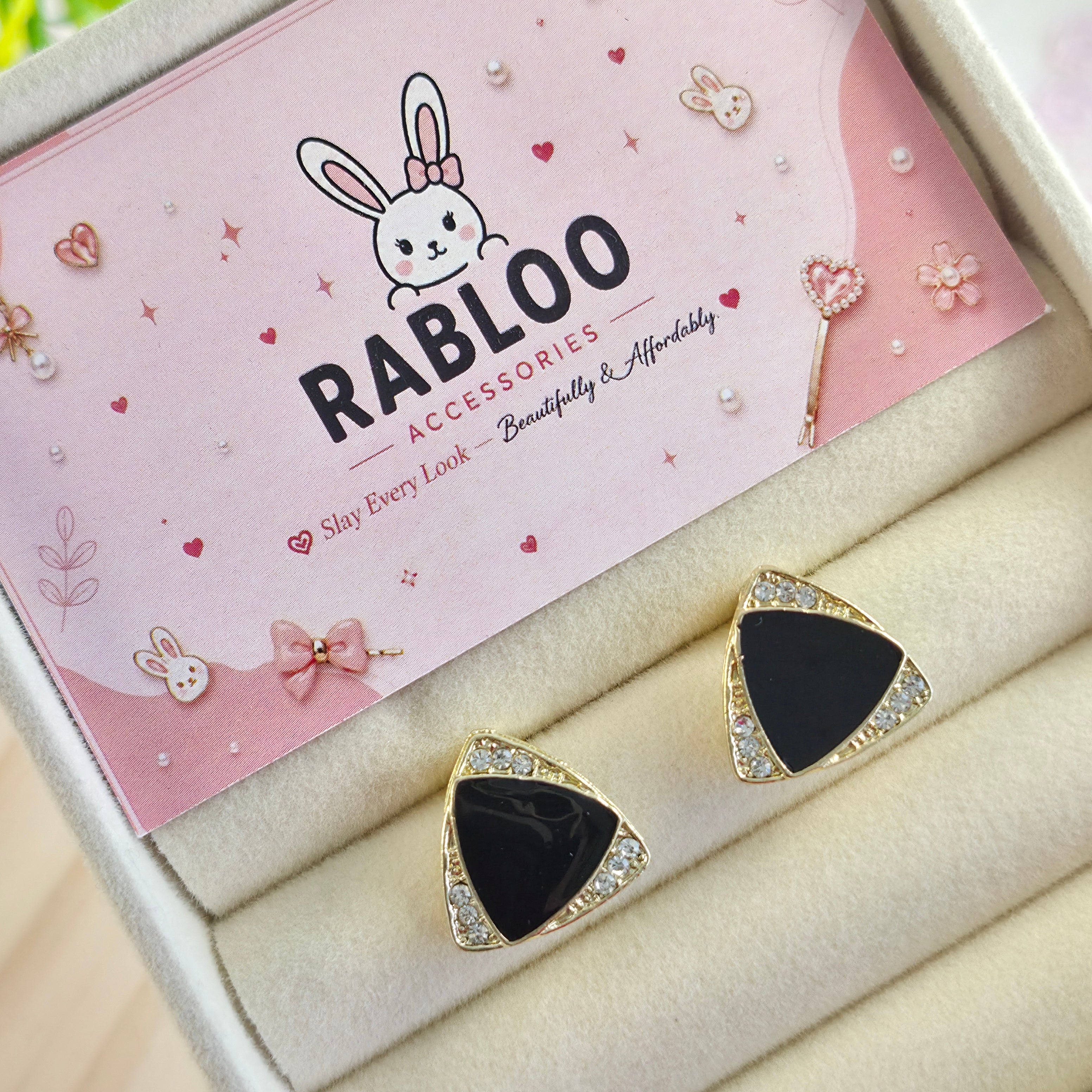 Triangle Halo Studs