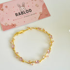 Pink Tulip Vine Bracelet