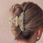 Retro Bow Claw Clip