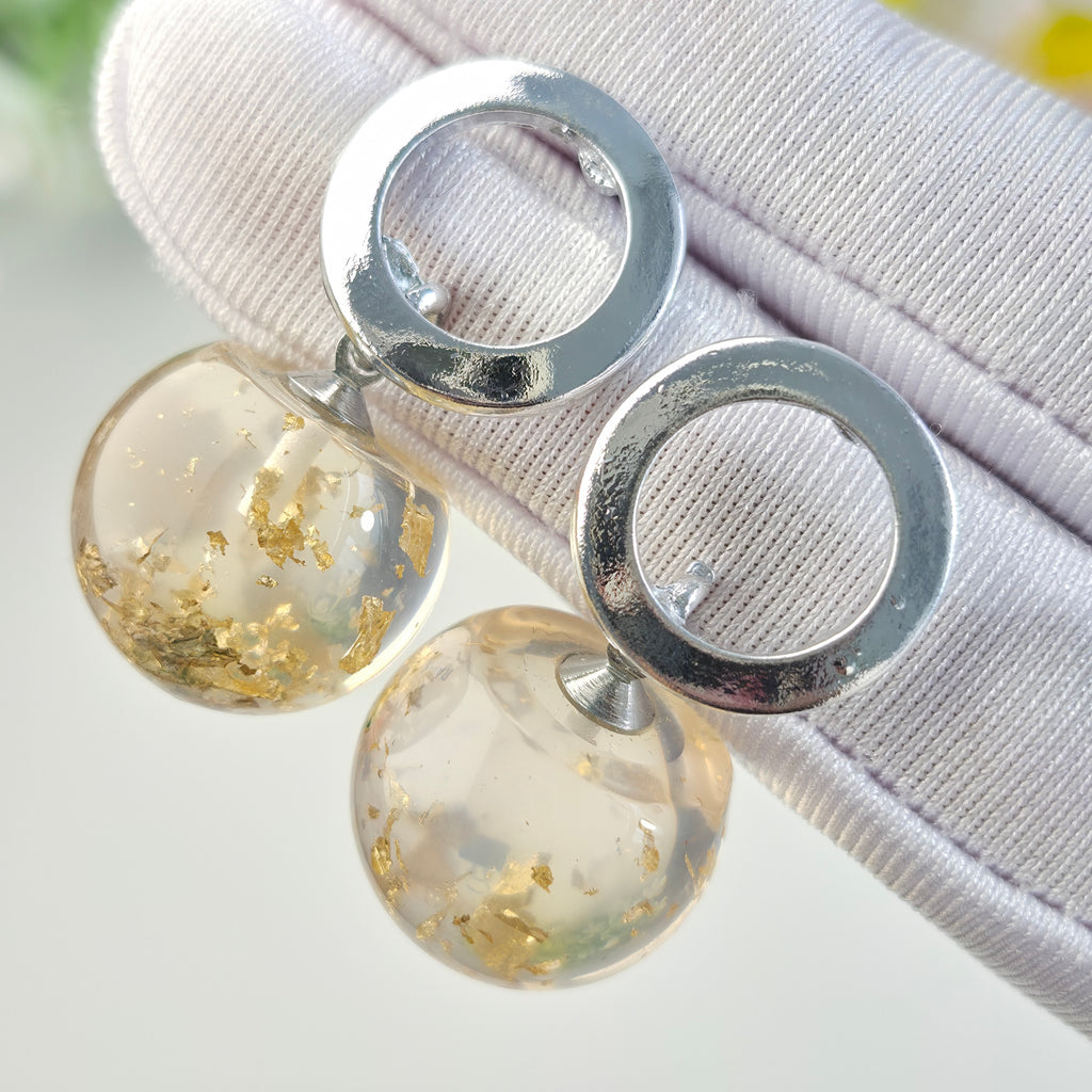 Clear Aura Studs