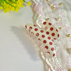 Retro Polka Dot Claw Clip