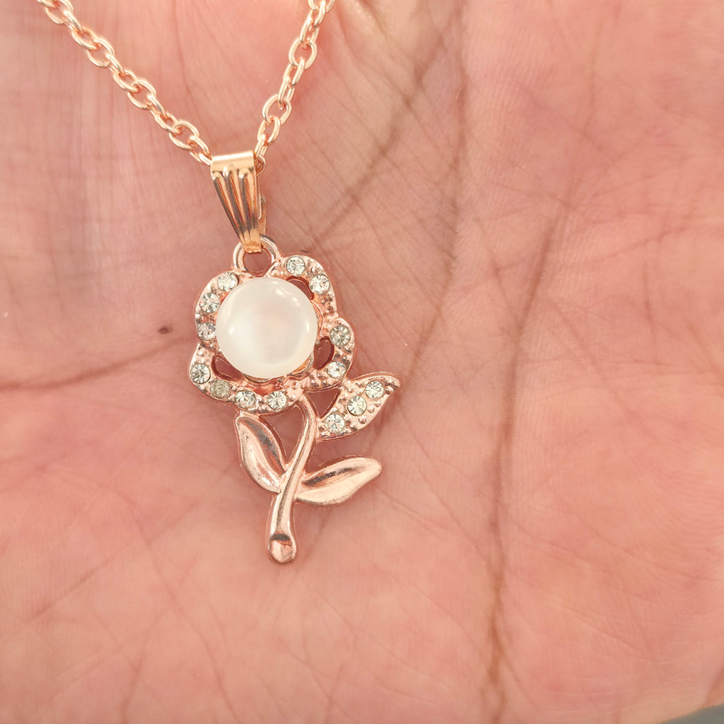 Blooming Love Rose Pendant