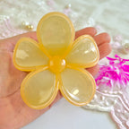 Honey Sunshine Jelly Bloom Claw Clip