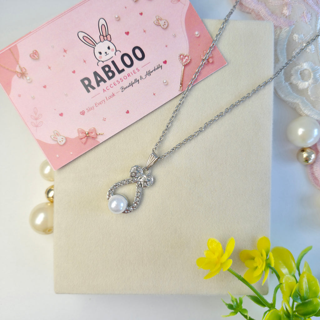 Always Tied Pearl Necklace