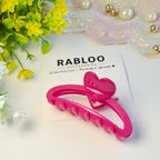 Hot Pink Hold My Heart ClawClip