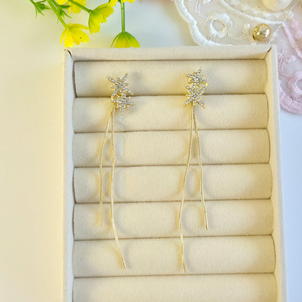 Starburst Convertible Chain Earrings