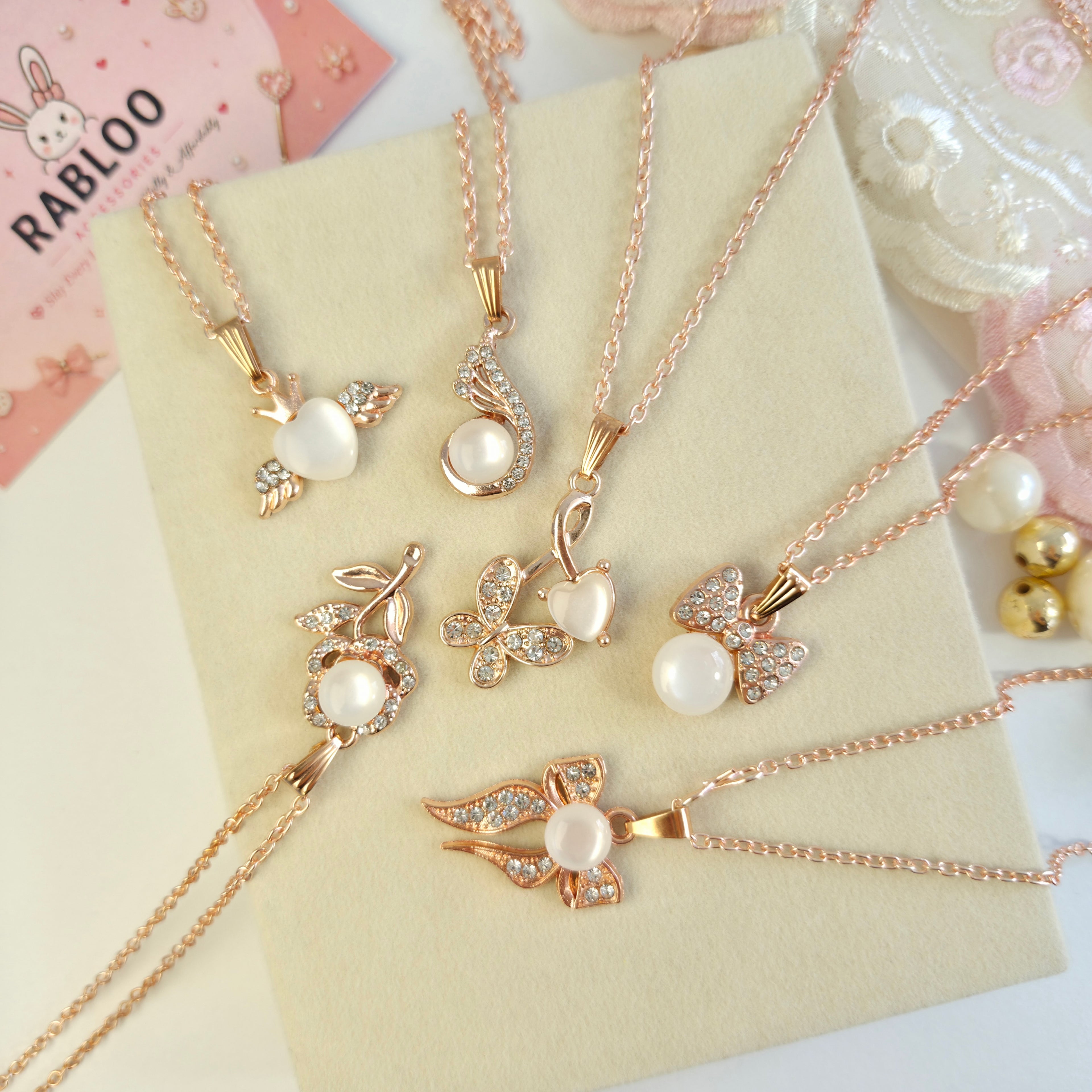 Blooming Love Rose Pendant