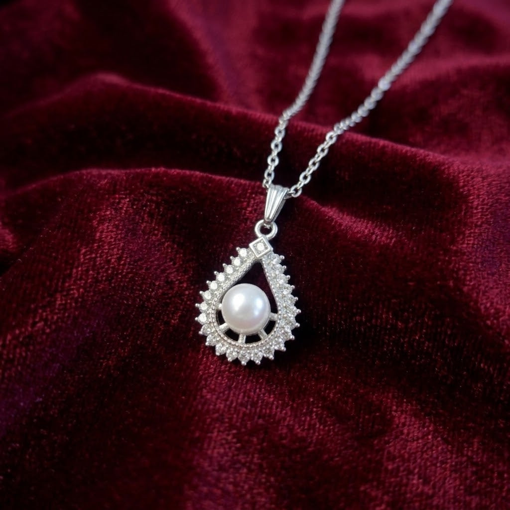 Radiant Grace Pearl Necklace