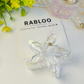 Crystal Aurora Sparkle Star Clip