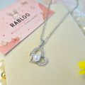 Two Souls Pearl Heart Necklace