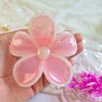 Blush Milk Jelly Rose Claw Clip