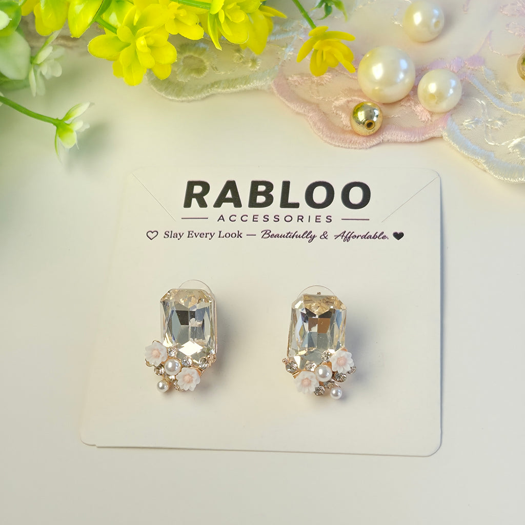 Crystal Daisy Señorita Studs