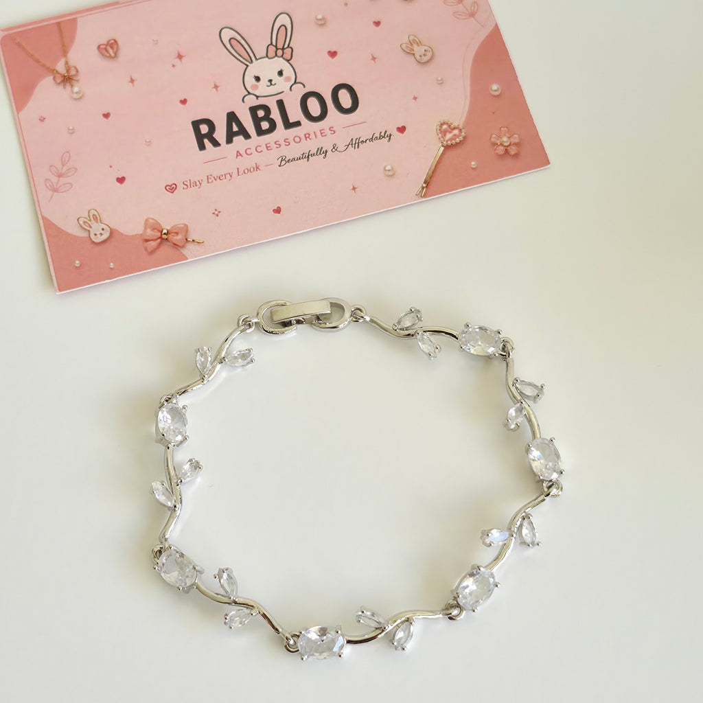 Pink Tulip Vine Bracelet